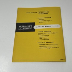 1958 Machine Sheds And Equipment Garage Weyerhaeuser 4 Square Guide Manual Plans