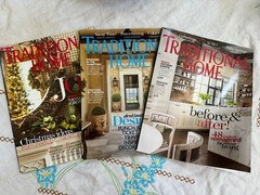 Lot of 3 Magazines Traditional Homes: 2009 & 2017, Charismas Ideas, Kitchen/Bath