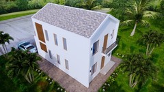 20×30 Duplex House 6×9 Meter 2 Beds 1 Bath Each Floor PDF Pan &(A4 Hard Copy)