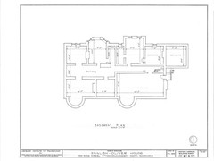 Historic house plans, Victorian Romanesque Mansion, architectural drawings