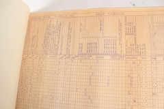 OCTAGON HOUSE PLANS Vintage 1950s Blueline Blueprint Set Mid-Century Modern Rare
