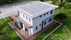 36×23 Feet House Plan 11×7 Meter 3 Bed 3 Baths Terrace Roof (A4 Hard Copy)