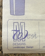 1999 Landscape Blueprints by M West Designs for Tucson AZ Property