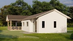 33×69 House plans — 4 Bedroom 3 Bath — 1587 sq ft — PDF Floor Plan