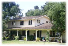 Will Rogers’ Home, architectural plans, 2 houses connected by a patio