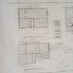 Colorado Blueprints Classic Homes Set of 5 Blue Print Papers Fine Line Design