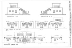 Small Home Designs, Mission Style Bungalows, stucco, PRINTED architectural plans