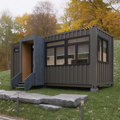 Container house plans – 1 bedroom – 1 bathroom – Digital PDF File