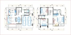 36×26 Feet House Plans 11×8 Meter 3 Beds 2 Bath Hip Roof PDF Plan (A4 Hard Copy)
