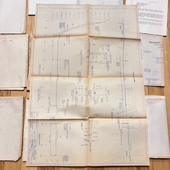 Various Blue Prints Residential Plot Sewer Site Plan Architect Road Improvement