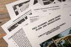 Arbor/Swing DIGTAL PLANS: Photos, Materials List, Cutting Guide, Assembly Instr!