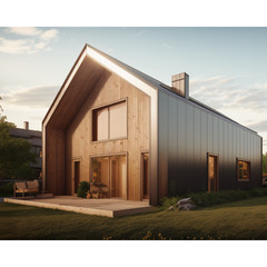 Modern House Plan, American Style House, Barndominium House, Farm House- G98