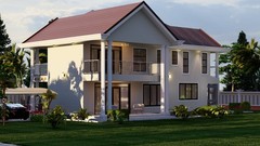 4 Bedroom House Plan [modern ]