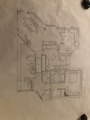 Vintage Architectural Drawings Lot of 5 Hand Drawn Plans