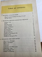 Your Dream Home – How to Build It For Less by Hubbard 1954 VTG Construction HC