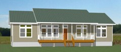 60×30 House — 4 bedroom 3 Bath — 1,800 sqft — PDF Floor Plan — Model 2C