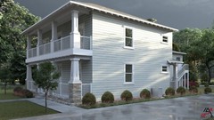 BLUEPRINTS AMERICAN FOURSQUARE 2-STORY PLAN ARCHUP #125