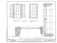 Country Style Southern Plantation home, brick-wood design, porch printed plans
