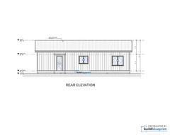 30×50 Lean Modern Cottage Custom Architectural Plans 1500SF – PDF Download