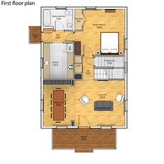 Family House 5 Bed, 2 Bathroom, Basement&Terrace CAD Blueprints Imperial