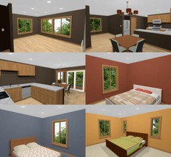 60×50 Apartment with 2-Car 2-RV Garage – PDF FloorPlan – 1,703 sqft – Model 1D