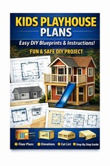 Kids Wooden Playhouse DIY Plans – Small Wooden Frame House