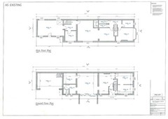 CAD Drafting Services for Architectural Blueprint Drawing Plans, A3 Print & PDF
