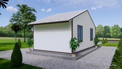 13×23 Feet 4×7 Meter 1 Car Garage Gable Roof Shed Plan PDF Plans (A4 Hard Copy)