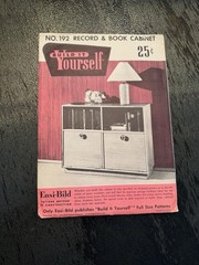 1950’s Easi-Bild No. 192 Build It Yourself Record & Book Cabinet Pattern