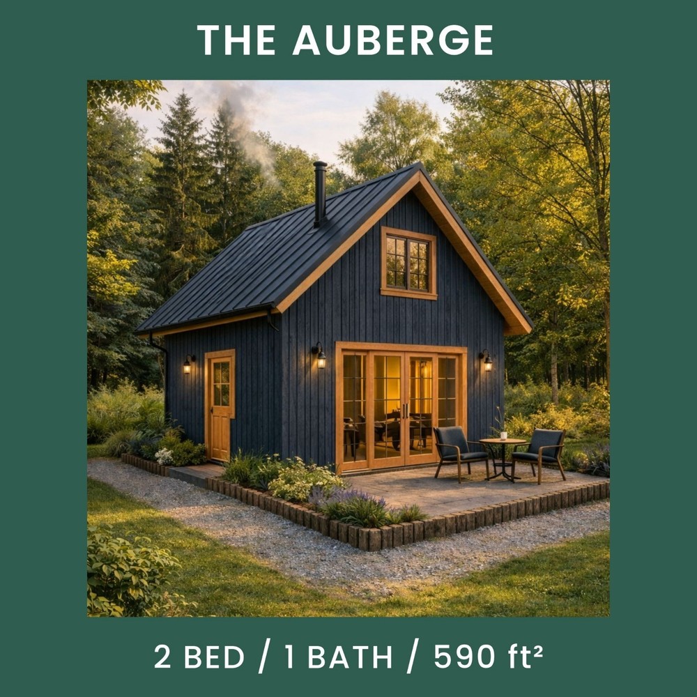 The Auberge Tiny House Blueprint Set (CAD File + Materials List)