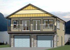 28×36 House — 2 Bedroom 1.5 Bath — 1,170 sq ft — PDF Floor Plan — Model 4A