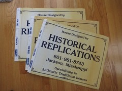 HISTORICAL REPLICATIONS HOUSE PLANS 3 COMPLETE SETS of BLUEPRINTS PLAN 1098