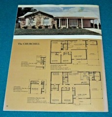 Vintage : HOUSE PLANS “Homes of Today” B-97 @ Southern UNITED STATES