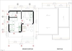 20×17 Feet Small House 6×5 Meter 1 Bed 1 Bath Shed Roof PDF, CAD &A4 Hard Copy