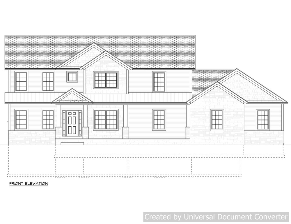 Full Set of two story 4 bedroom house plans 3,068 sq ft