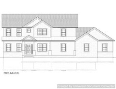 Full Set of two story 4 bedroom house plans 3,068 sq ft
