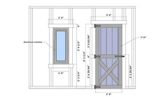 10×10 Lean to Shed Plans (A4 Printed Plans will send to your home)