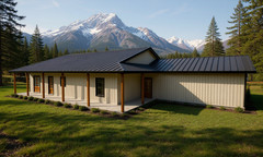 2,000 Sqft (Living) Farm House with – 3 Bedrooms, 2 Baths, office 3 car garage