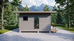 20×17 Feet Small House 6×5 Meter 1 Bed 1 Bath Shed Roof PDF, CAD &A4 Hard Copy