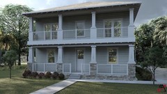 BLUEPRINTS AMERICAN FOURSQUARE 2-STORY PLAN ARCHUP #125