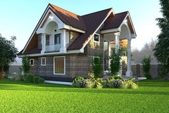 Two-Storey Modern Villa House Plan | 5 Bedroom