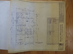 HISTORICAL REPLICATIONS HOUSE PLANS 3 COMPLETE SETS of BLUEPRINTS PLAN 1098