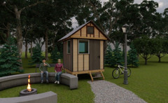 Comprehensive Building Plans for 8’x8′ Tiny Home with Loft – 64 sqft area