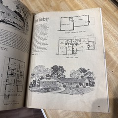 Vintage American Popular Home Plans Book Of Homes by William Chirgotis 1954
