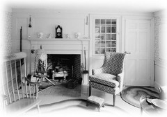 Cape Cod colonial house, 3 bedroom floor plan, architectural drawings & details