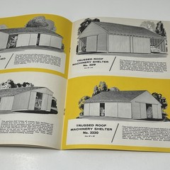 1958 Machine Sheds And Equipment Garage Weyerhaeuser 4 Square Guide Manual Plans