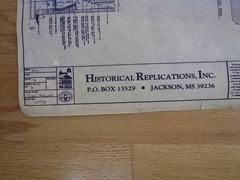 HISTORICAL REPLICATIONS HOUSE PLANS 3 COMPLETE SETS of BLUEPRINTS PLAN 1098