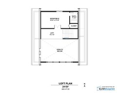 32′ x 32′ Modern Vacation Cabin Architectural Plans 1363SF – PDF Download