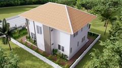 28×36 Feet House Design Plans 8.5×11 Meter 4 Beds 3 Bath PDF Plan (A4 Hard Copy)