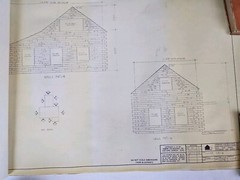 Vtg Vermont Log Buildings Shire 53- 26 Scale Blueprints Log Home 1977 (16) Pages